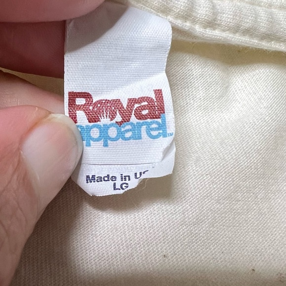 NWOT Marie Digby Fairy Quote Graphic {Royal Apparel} T-Shirt Cream Women’s Sz L - Picture 7 of 8